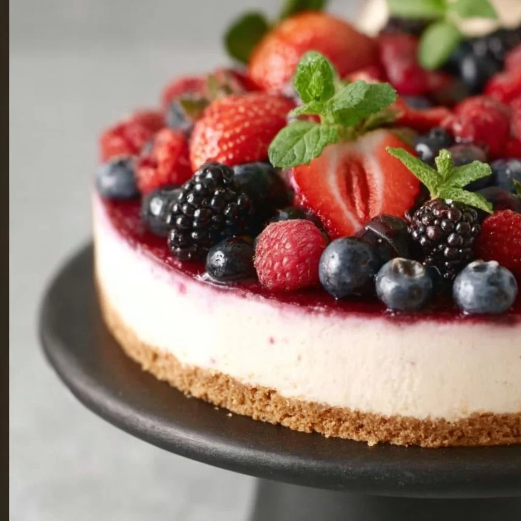 Cheesecake ai frutti di bosco cremosa e irresistibile