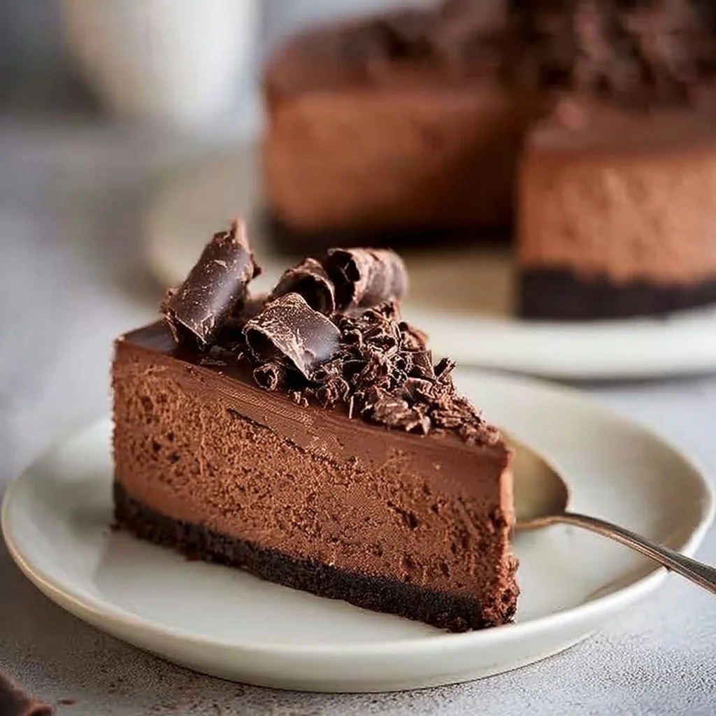 Cheesecake al cioccolato