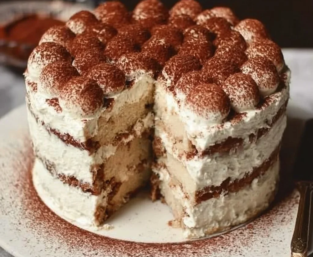 Ricetta torta di compleanno soffice e deliziosa con tiramisù e strati