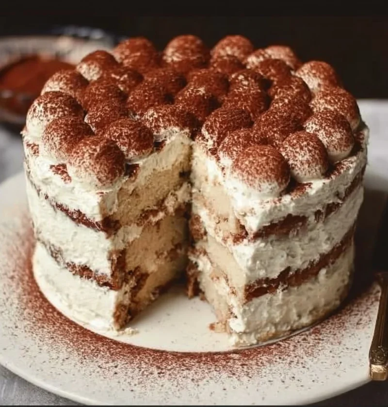 Ricetta torta di compleanno soffice e deliziosa con tiramisù e strati