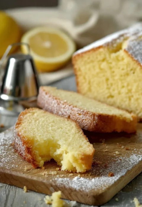 Plum Cake al Limone fresco e pronto da servire