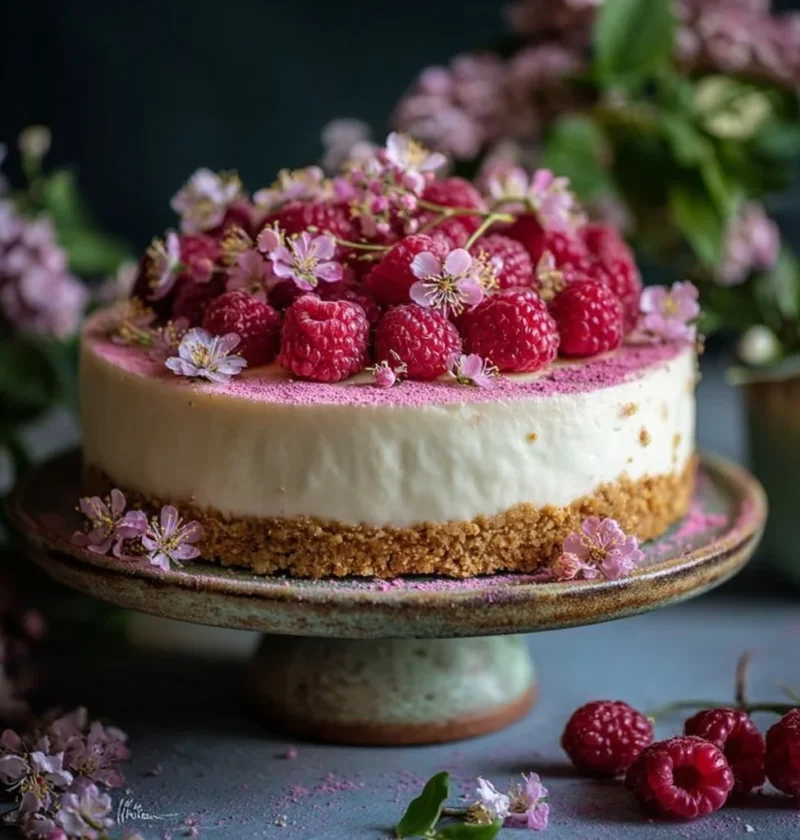 Torta Chiffon soffice con crema diplomatica decorativa