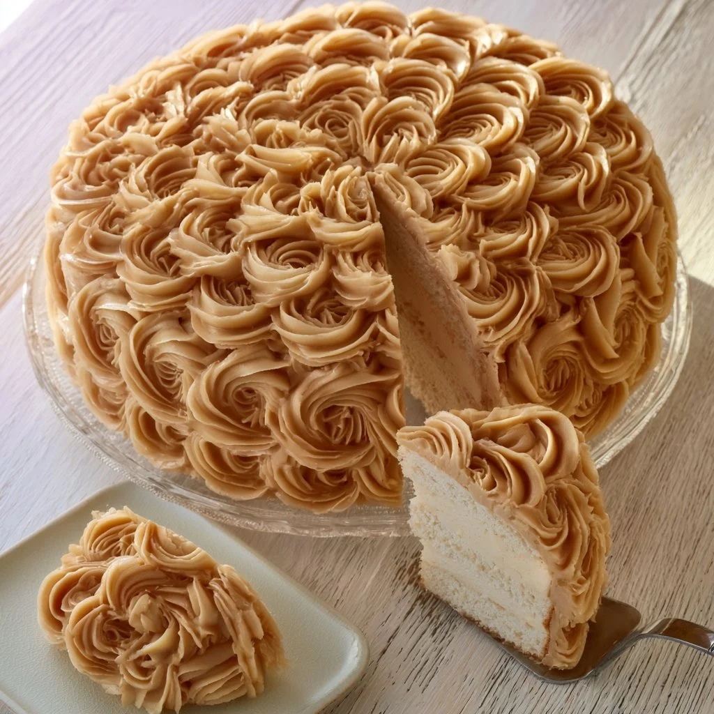 Cheesecake al Caramello con salsa di caramello sopra e decorazioni