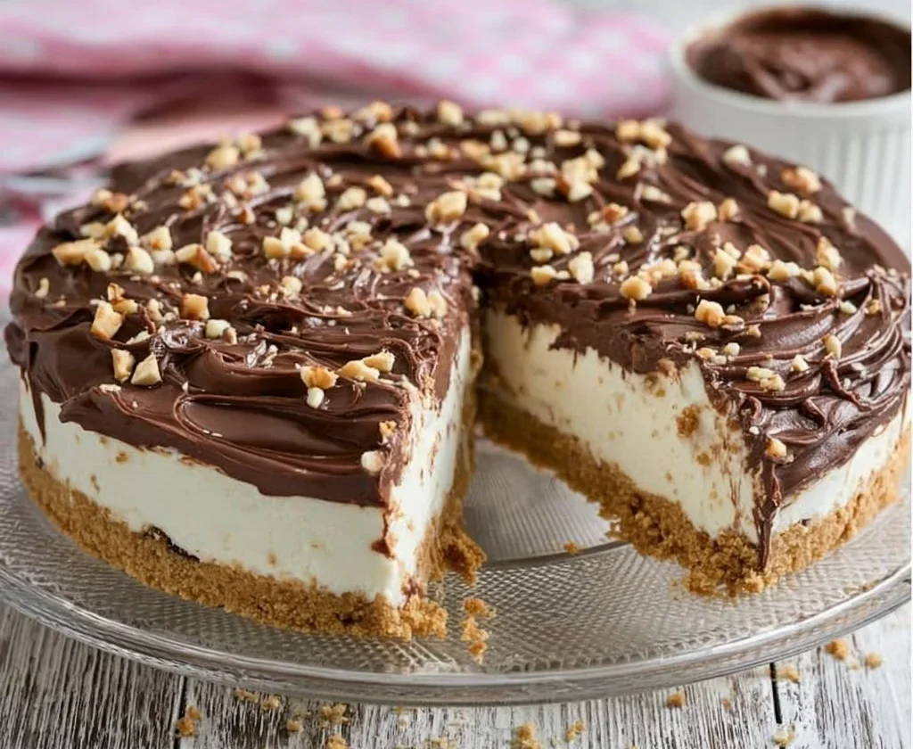 Cheesecake Nutella e mascarpone, ricetta facile e golosa