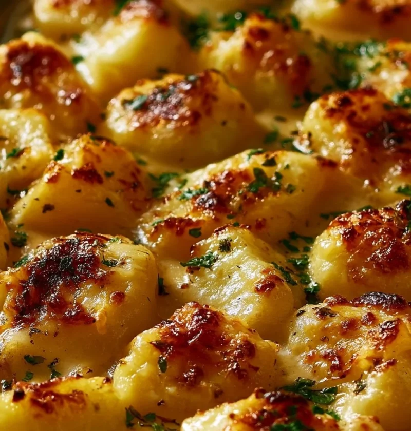 Delmonico Potatoes preparate con ingredienti freschi e ricette semplici