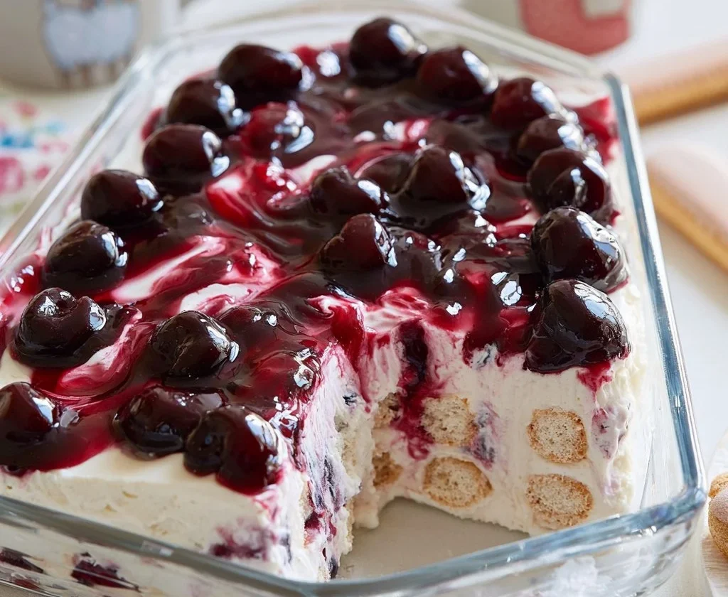 Dessert al cucchiaio con amarene: un dolce irresistibile e cremoso.