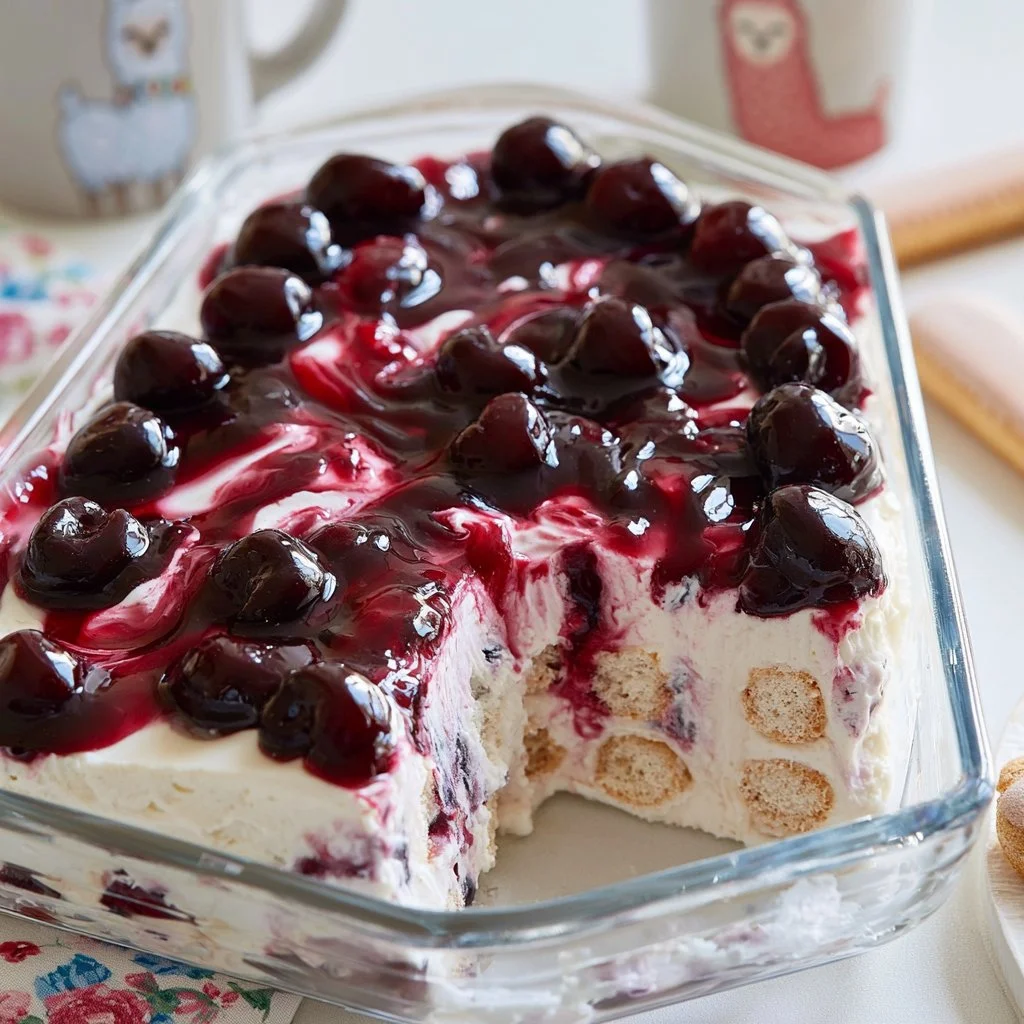 Dessert al cucchiaio con amarene: un dolce irresistibile e cremoso.