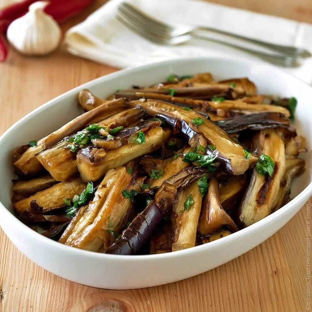 Filetti di melanzane in padella