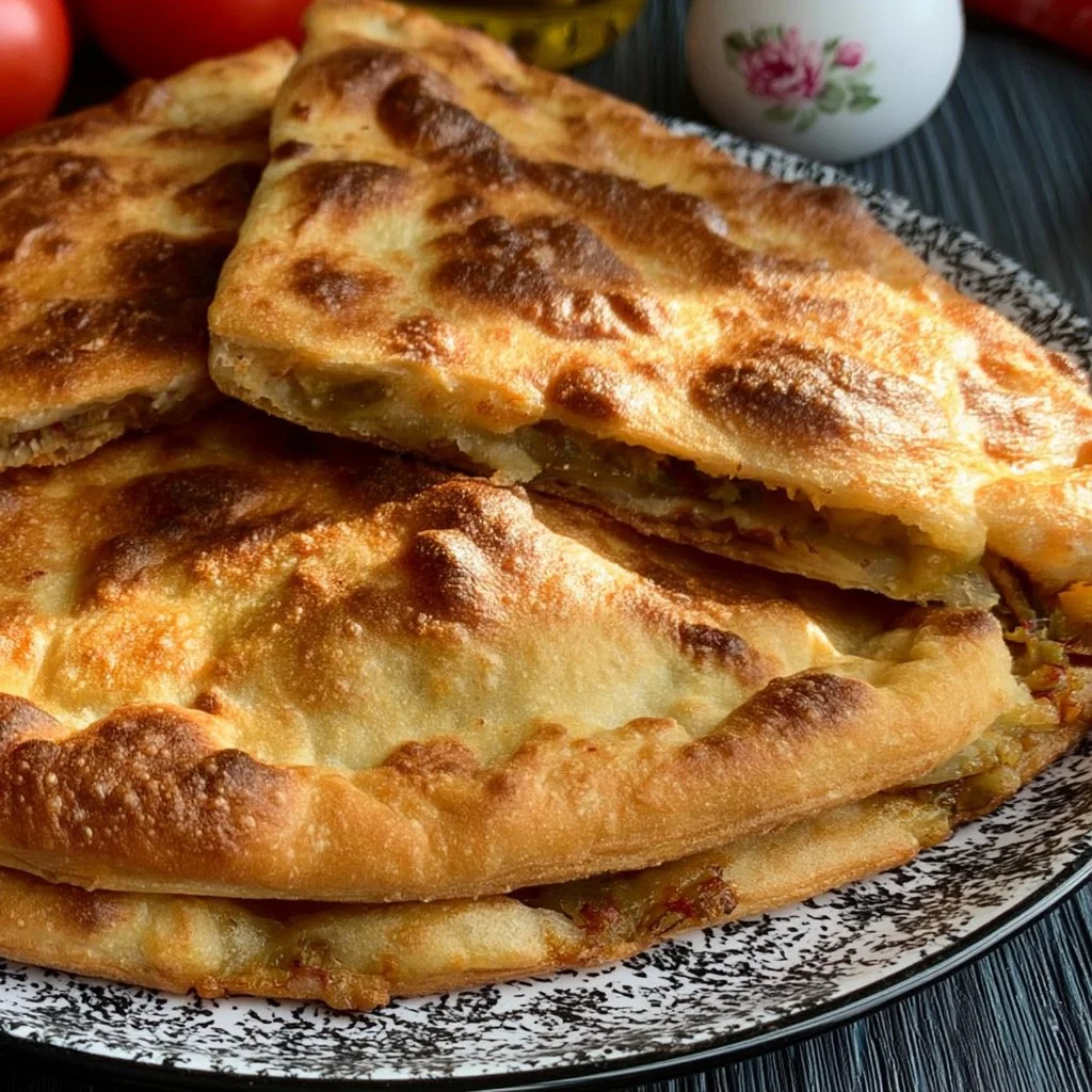 Focaccia ripiena di scarole e mozzarella