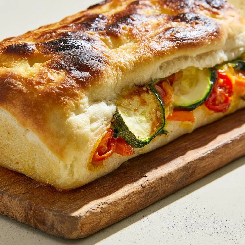 Focaccia Ripiena di Verdure