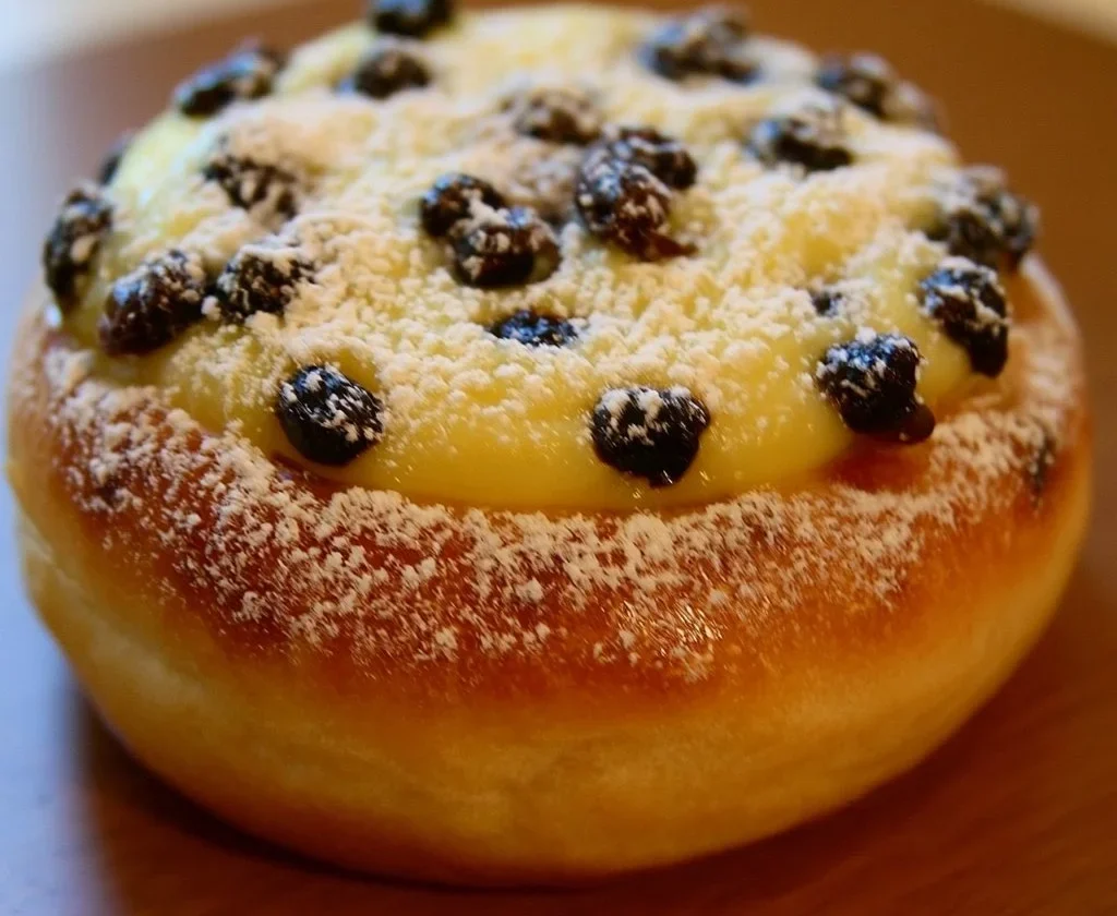 Girelle con Crema e Gocce di Cioccolato fresche e invitanti