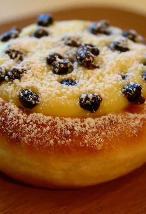 Girelle con Crema e Gocce di Cioccolato fresche e invitanti