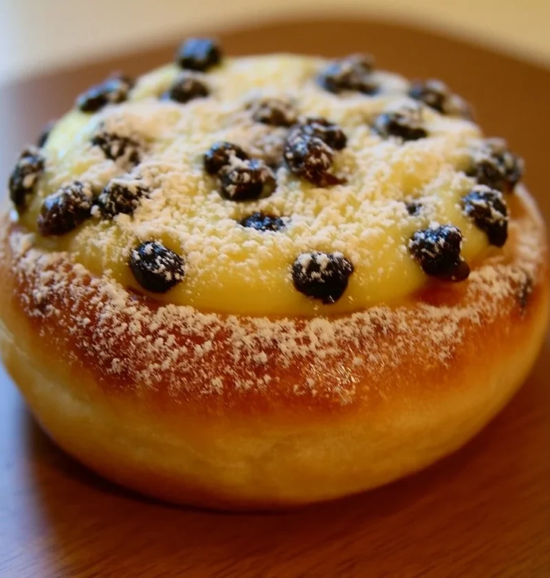 Girelle con Crema e Gocce di Cioccolato fresche e invitanti