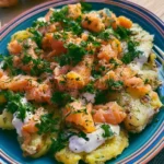 Salmone alla Griglia con Salsa di Mango e Riso al Cocco