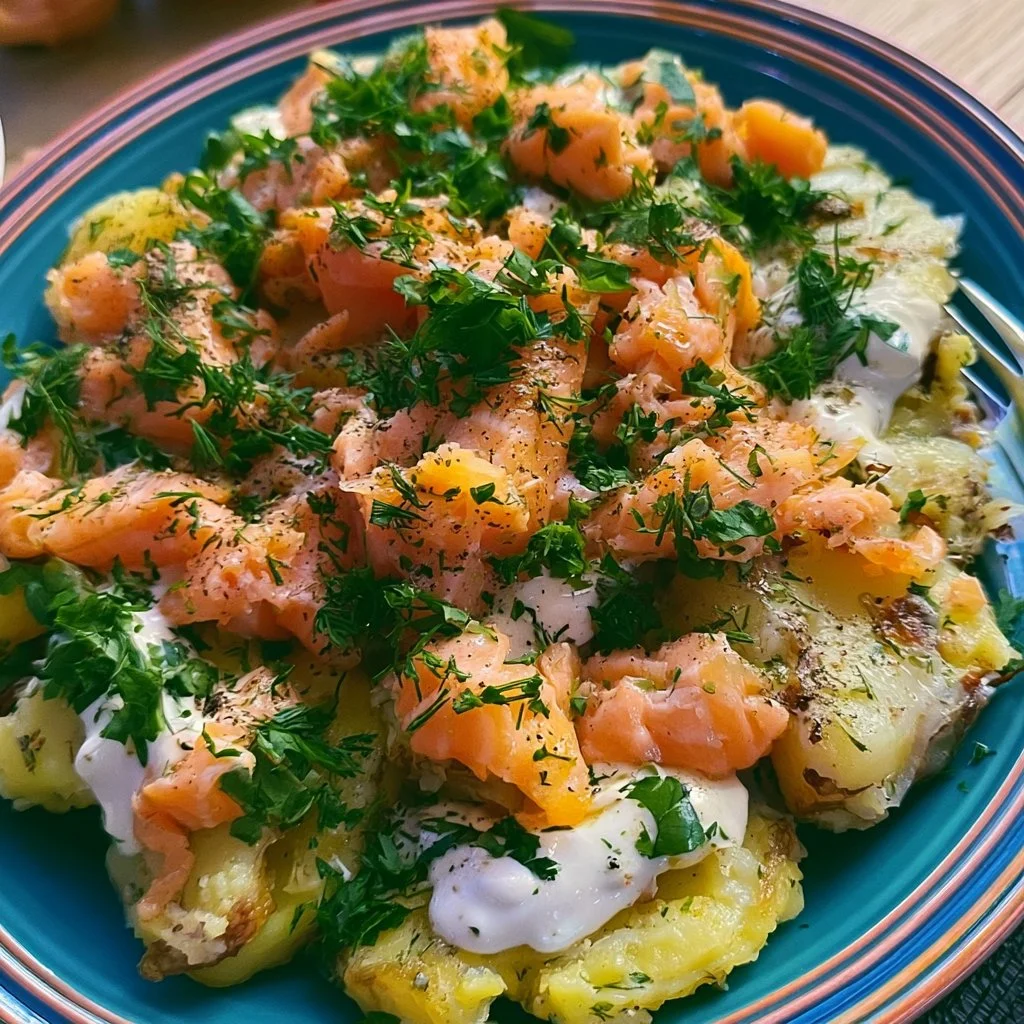 Insalata di Patate e Salmone