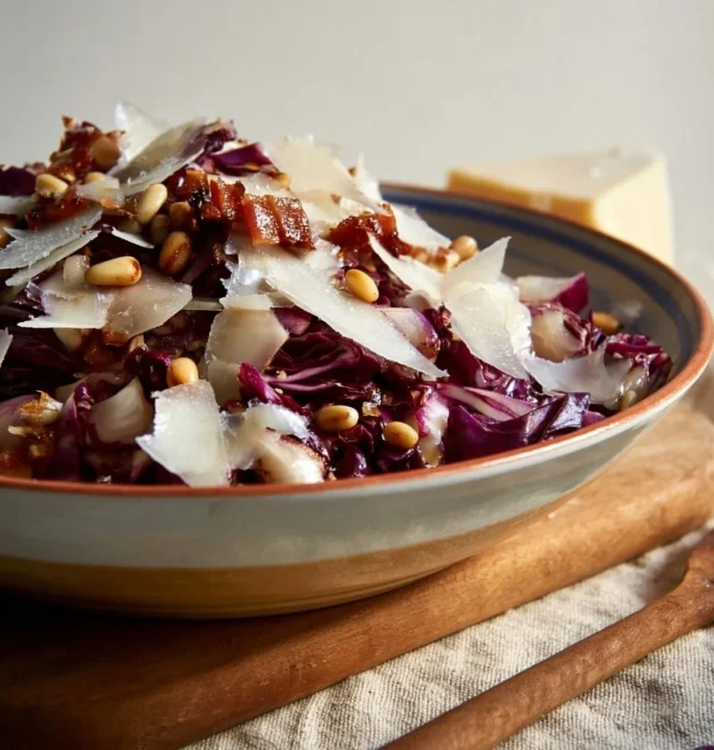 Insalata di Radicchio con ingredienti freschi e colorati
