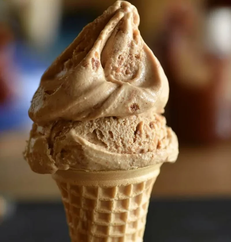 Gelato alla nocciola cremoso preparato senza gelatiera