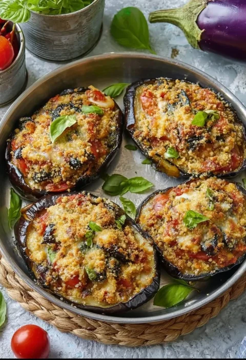 Melanzane ripiene al forno, ricetta di Profumo di Cannella e Cioccolato