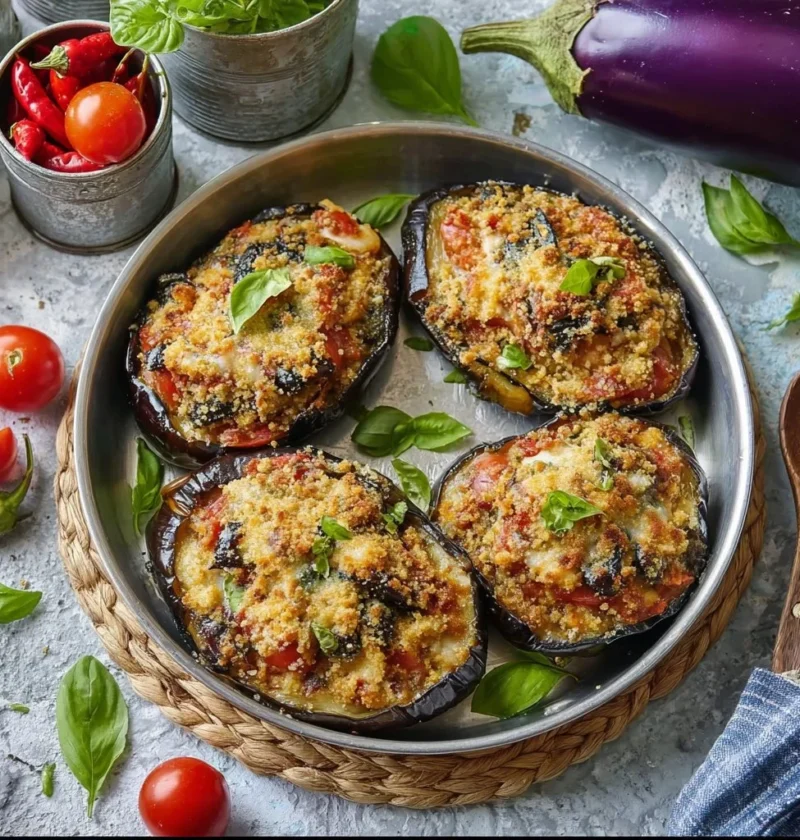 Melanzane ripiene al forno, ricetta di Profumo di Cannella e Cioccolato