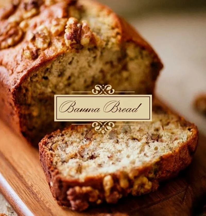 Pane alla Banana e Noci con Bourbon, un dolce morbidissimo e profumato