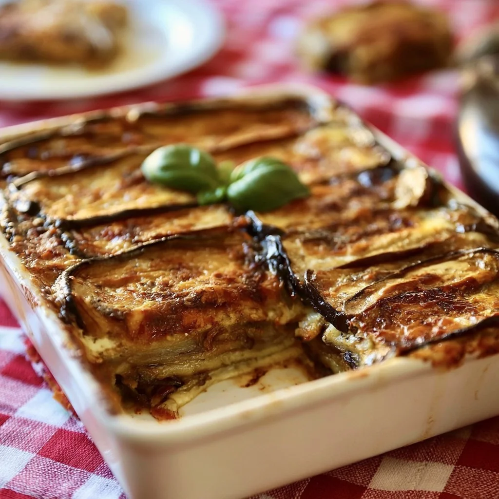 Parmigiana di Melanzane Bianca
