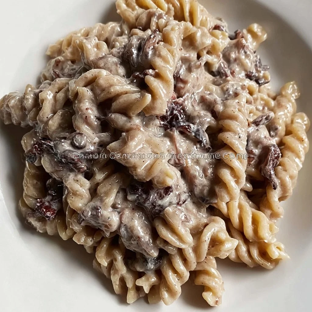 Pasta Integrale con Crema di Radicchio e Ricotta