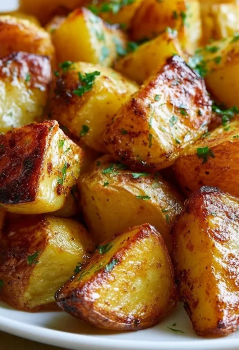 Patate arrosto perfette al forno con rosmarino e spezie.