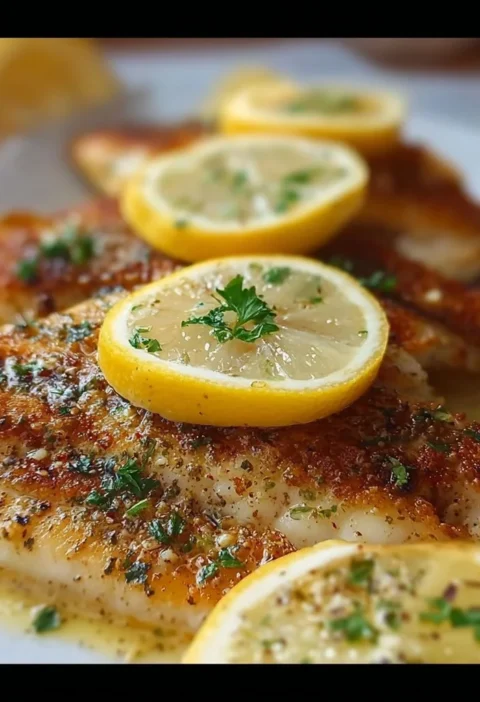 Pesce al Burro di Limone - Ricetta deliziosa e semplice da preparare.