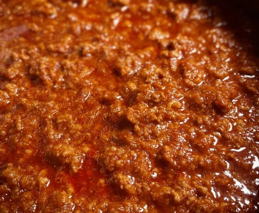 Piatto di ragù alla bolognese servito con pasta