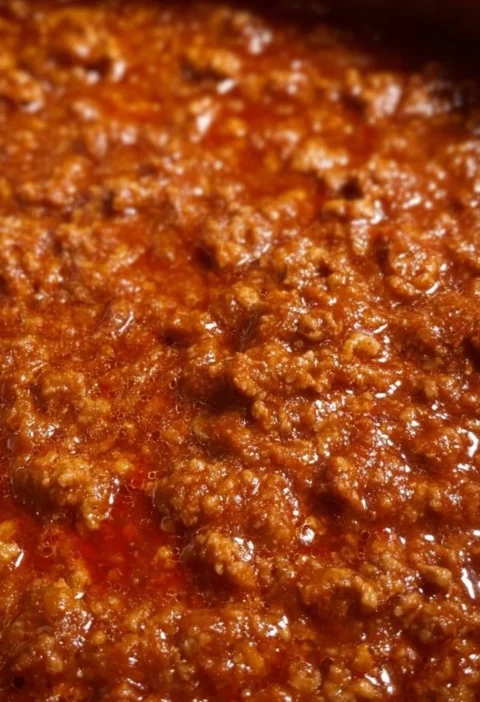 Piatto di ragù alla bolognese servito con pasta