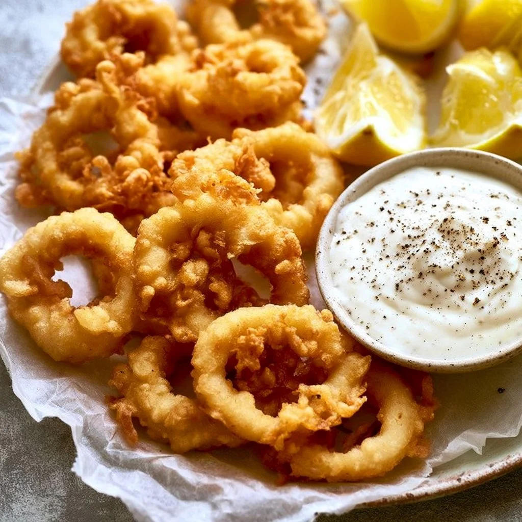 Ricetta di Calamari Fritti in Pastella Tempura
