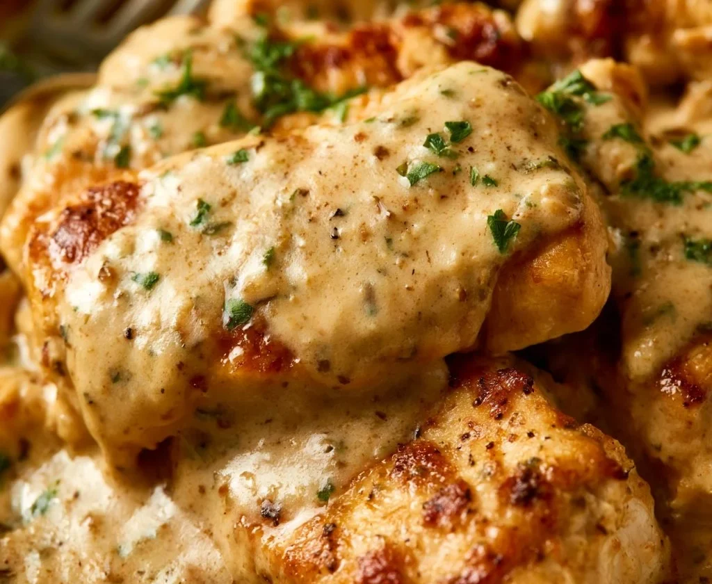 Pollo Cremoso al Ranch pronto da servire con contorni