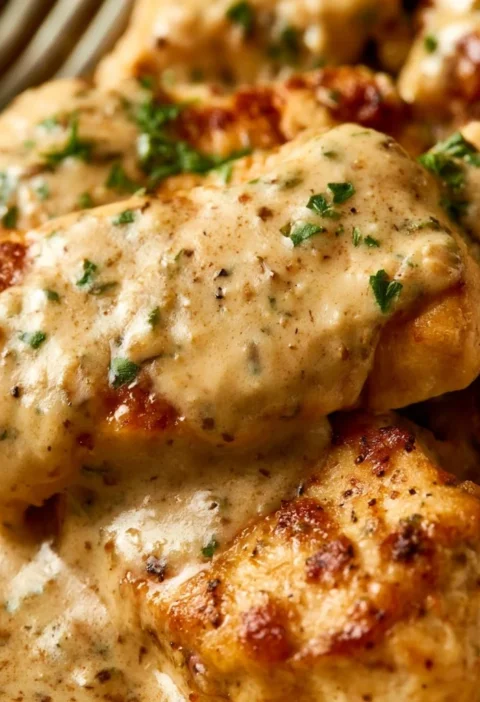 Pollo Cremoso al Ranch pronto da servire con contorni
