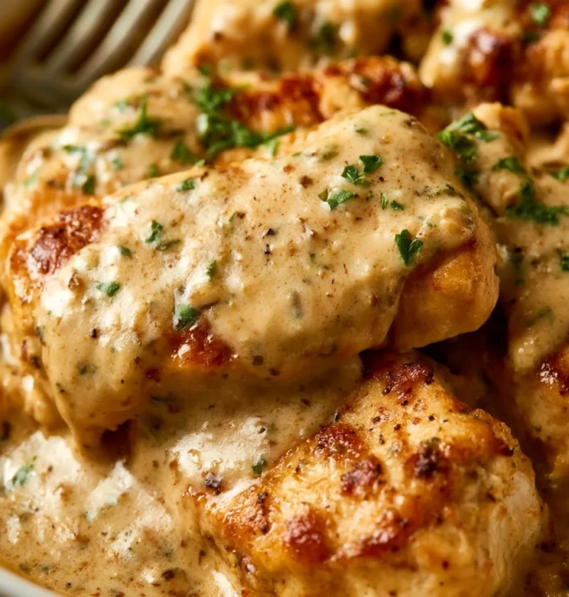 Pollo Cremoso al Ranch pronto da servire con contorni