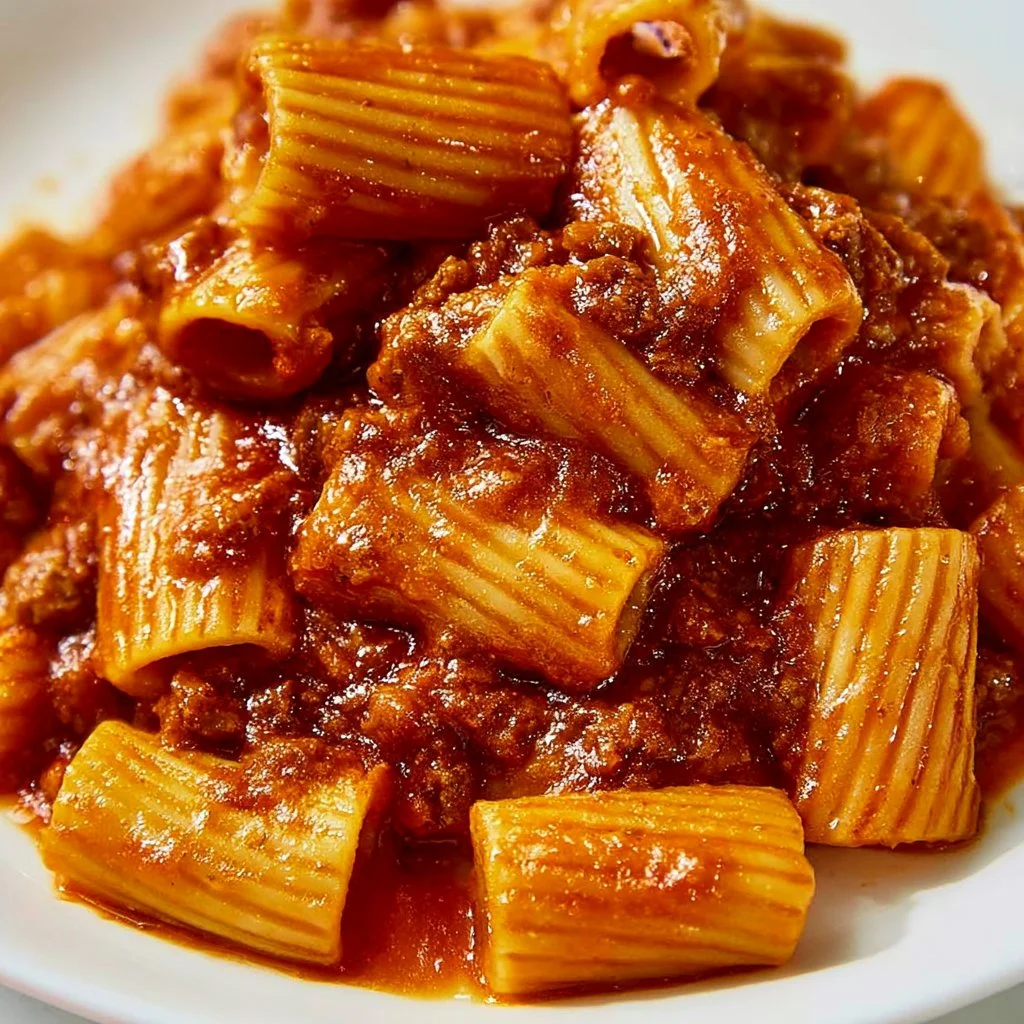 Rigatoni alla sorrentina | Penne alla romana, Rigatoni alla siciliana, Ragu alla bolognese