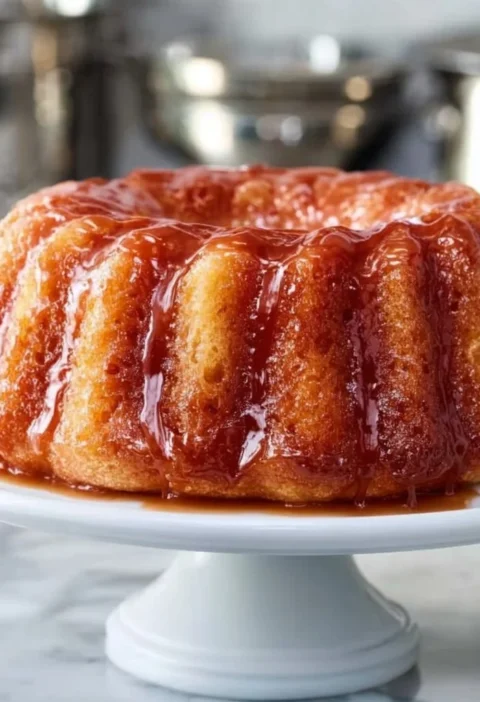 Rum Baba: dolce tradizionale imbevuto di rum e sciroppo, decorato con panna montata.