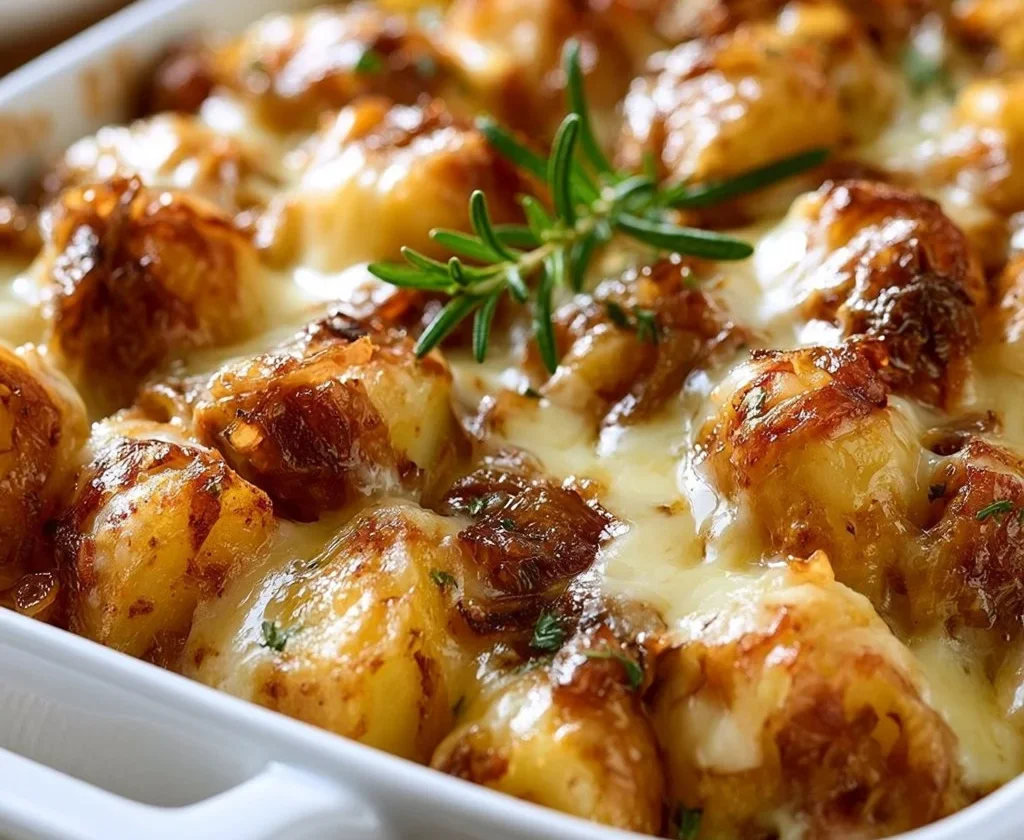Sformato di Patate alla Francese con Cipolle, piatto cremoso e saporito