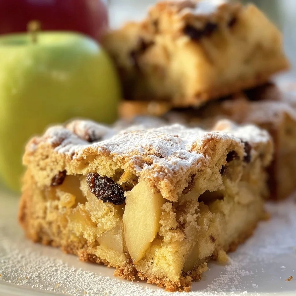 Delizioso strudel di mele con pasta frolla appena sfornato