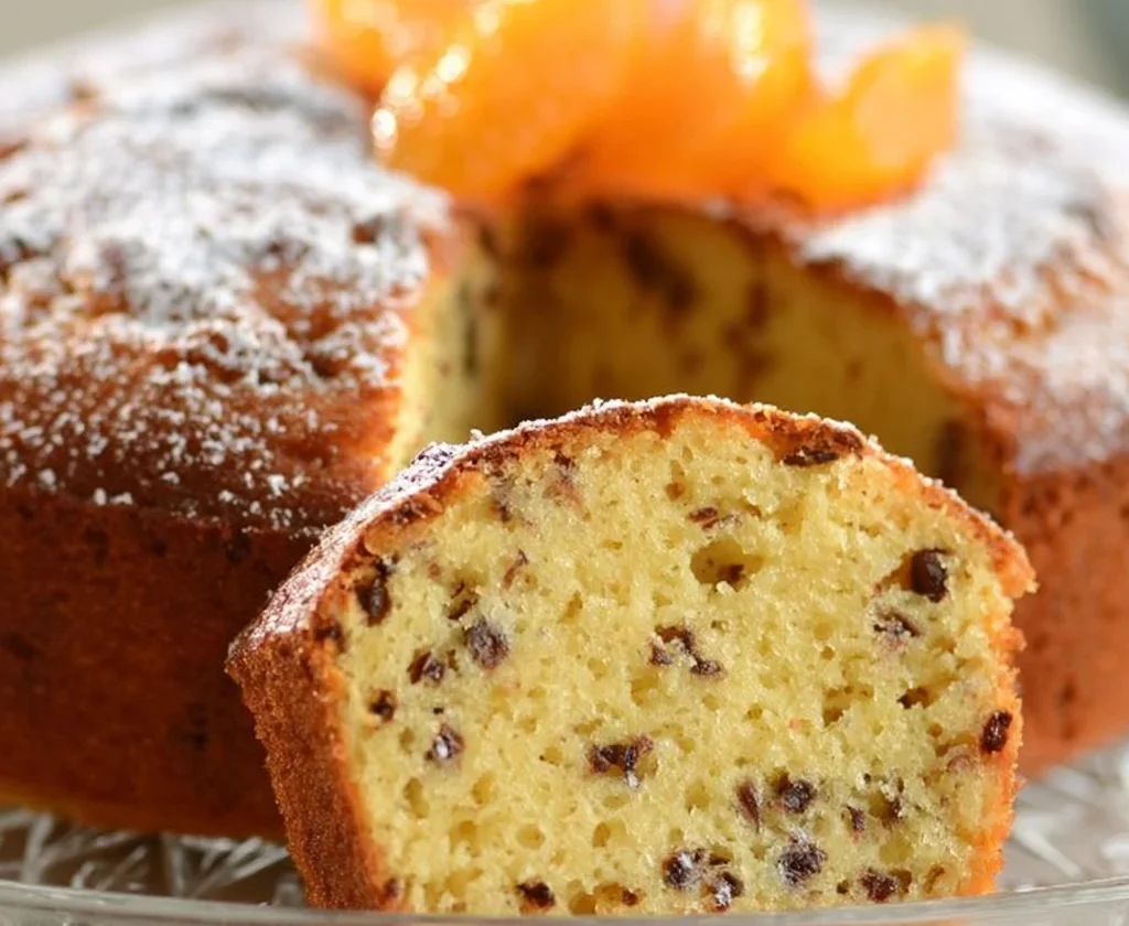 Torta arancia e cioccolato senza uova, un dolce profumato e al cioccolato