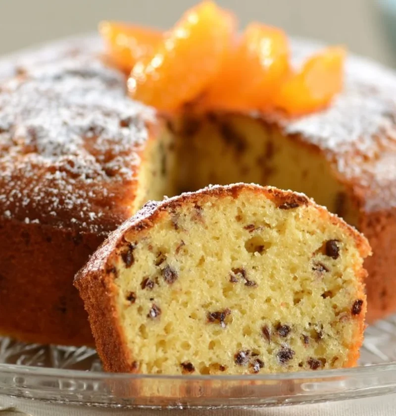 Torta arancia e cioccolato senza uova, un dolce profumato e al cioccolato