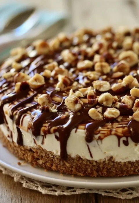 Torta Cuore di Panna decorata con panna e fragole fresche