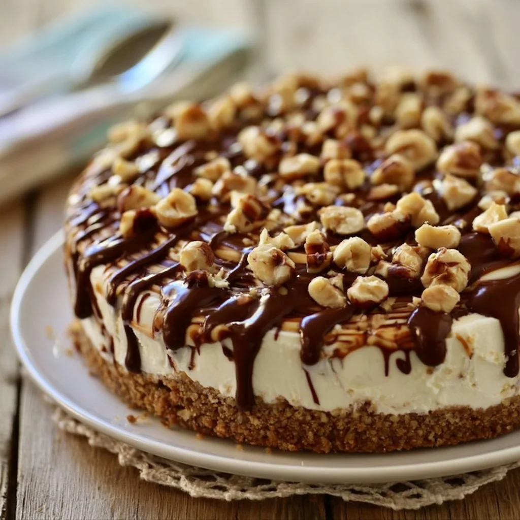 Torta Cuore di Panna decorata con panna e fragole fresche