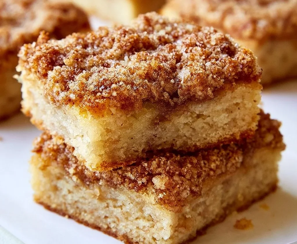 Torta di caffè con briciole di banana pronta per essere servita