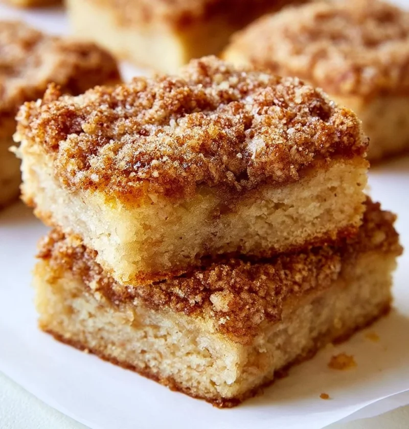 Torta di caffè con briciole di banana pronta per essere servita
