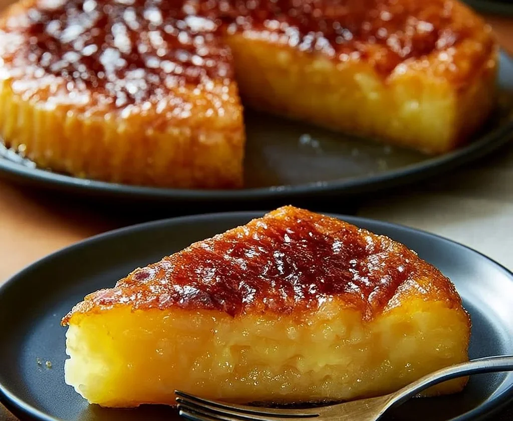 Fetta di Torta di Mele e Limone su un piatto elegante