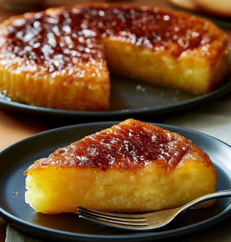Fetta di Torta di Mele e Limone su un piatto elegante