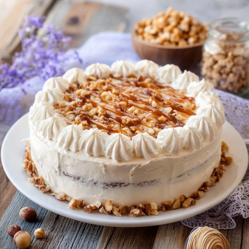 Torta gelato alla nocciola
