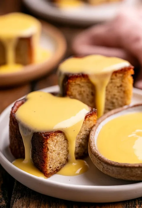 Crema Zabaione servita in una ciotola con decorazioni dolci