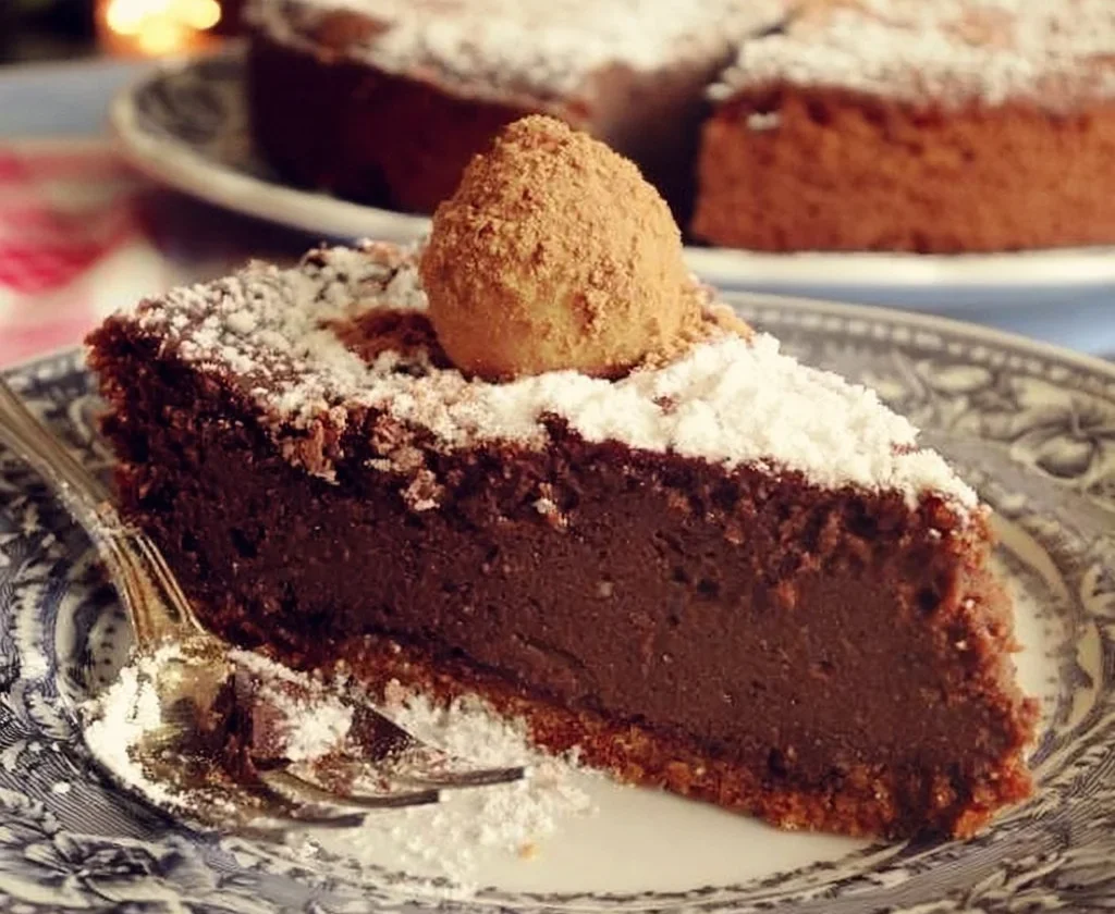 Crescionda di Spoleto, dolce tradizionale umbro con cioccolato e mandorle