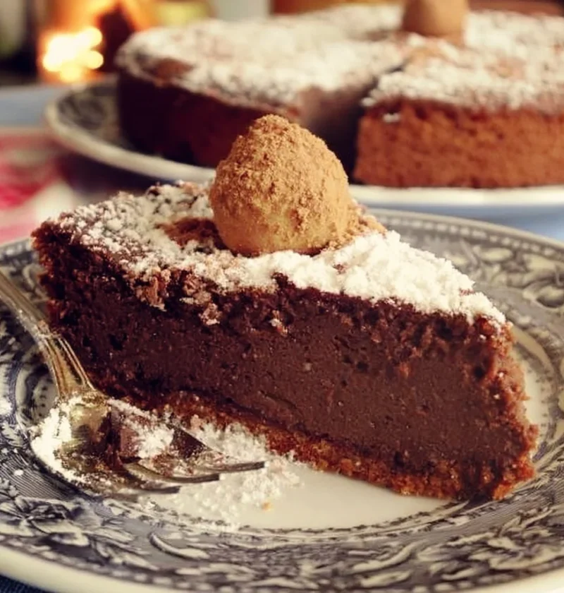 Crescionda di Spoleto, dolce tradizionale umbro con cioccolato e mandorle